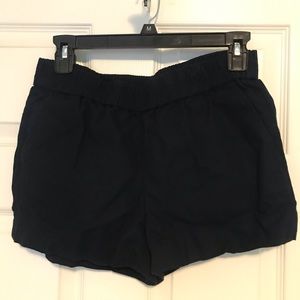 Navy Blue canvas shorts